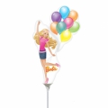 ° Barbie mini ballon avec tige