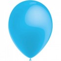 BLEU CIEL ballons PERLE METAL 25 cm diamètre POCHE DE 100