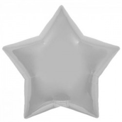 Etoile argent mylar 55 cm 