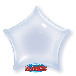 bubble star ballon transparent 56 cm diamètre
