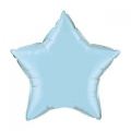 Etoile bleu ciel perlé 50 cm mylar