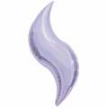 curve lilas 48cm ballon mylar