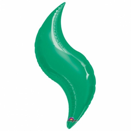 curve vert 48cm ballon mylar
