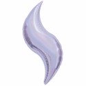 curve lilas ballon mylar 71cm