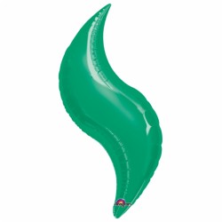 Curve ballons mylar vert 91 cm