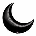 Croissant lune noir 88 cm mylar 
