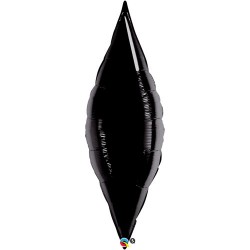 Tapper NOIR 32 cm ballon mylar