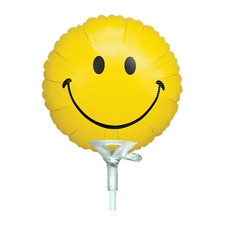 smile jaune 10 cm non gonflé 