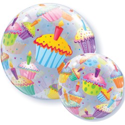 bubble ballon cupcake
