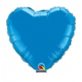 micro coeur bleu 10 cm non gonflé 