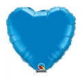 ballon mylar coeur bleu 23 cm non gonflé 