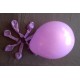 Lilas ballons standard opaque 13.5cm poche de 100