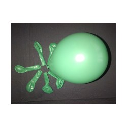 ballons standard VERT FONCE opaque 12 cm POCHE DE 100