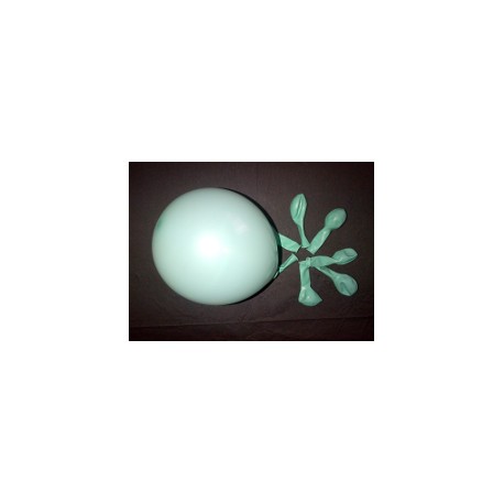 Turquoise ballons standard opaque 13.5cm poche de 100