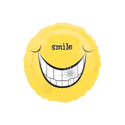 smile large sourire mylar 45 cm