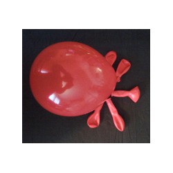 Rouge ballons standard opaque 13.5cm poche de 100