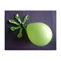 ballons VERT PRINTEMPS opaque 13.5cm poche de 100