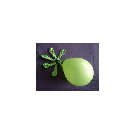 ballons VERT PRINTEMPS opaque 13.5cm poche de 100