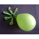 ballons VERT PRINTEMPS opaque 13.5cm poche de 100