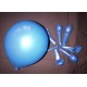 BLEU ballons standard opaque 13.5cm poche de 100