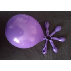 violet ballons standard opaque 13.5cm poche de 100