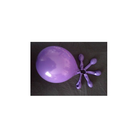 violet ballons standard opaque 13.5cm poche de 100