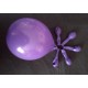 Violet ballons standard opaque 13.5cm poche de 50