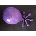 Violet ballons standard opaque 13.5cm poche de 50