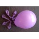 Lilas ballons standard opaque 13.5cm poche de 50