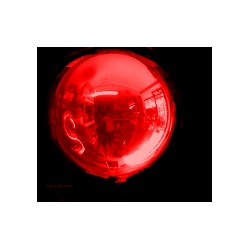 Ballon Mylar sphère ROUGE 25 CM