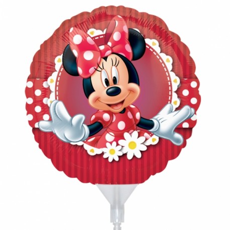 3 minnie mini mylar vendu non gonflé pour air sur tige