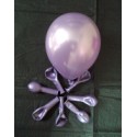 LILAS ballons métal opaque 12 cm diamètre POCHE DE 50