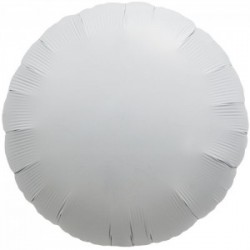 ballons mylar rond 45 cm blanc