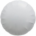 ballons mylar rond 45 cm blanc