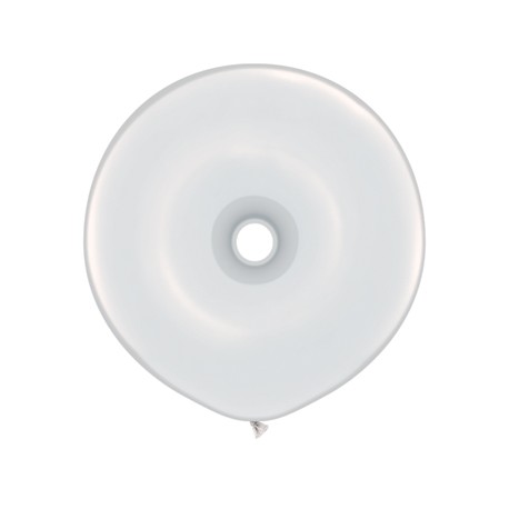 Ballons qualatex donut 16 inch 40 cm BLANC poche de 25