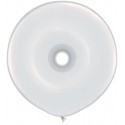 Ballons qualatex donut 16 inch 40 cm BLANC poche de 25