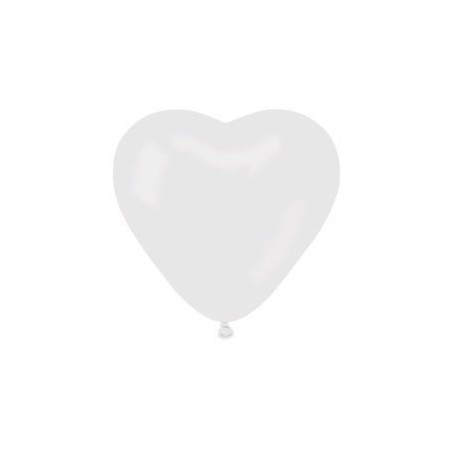 5 COEUR BLANC 40 cm GAMME BALLONS PLUS