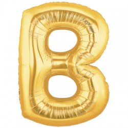B OR LETTRE BALLONS MYLAR 86 CM 