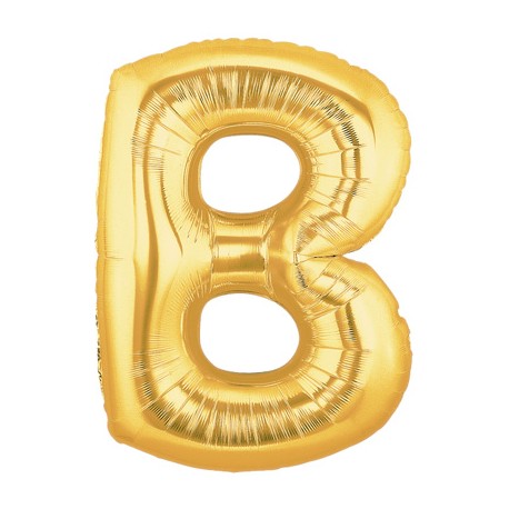 B OR LETTRE BALLONS MYLAR 86 CM 