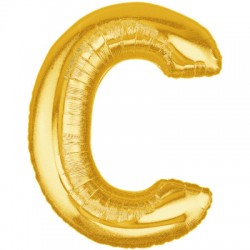 C OR LETTRE BALLONS MYLAR 86 CM 