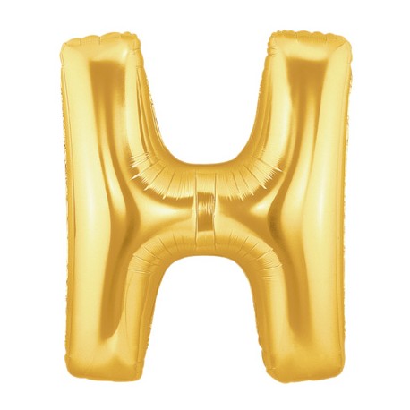 H OR LETTRE BALLONS MYLAR 86 CM 