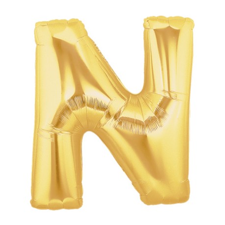 N OR LETTRE BALLONS MYLAR 86 CM 