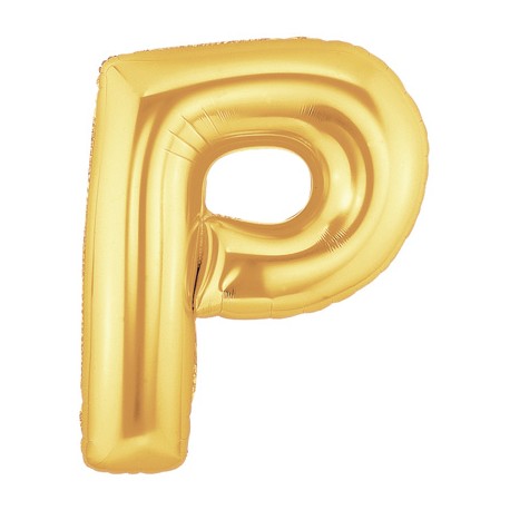 P OR LETTRE BALLONS MYLAR 86 CM 