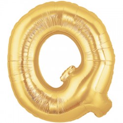 Q OR LETTRE BALLONS MYLAR 86 CM 