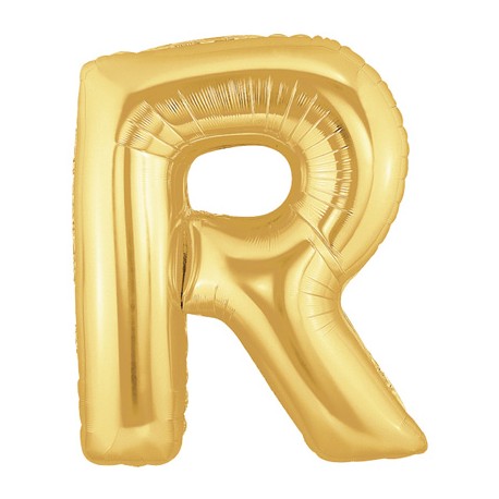 R OR LETTRE BALLONS MYLAR 86 CM 