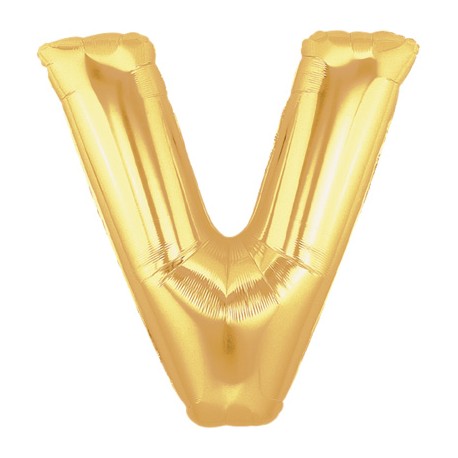 V OR LETTRE BALLONS MYLAR 86 CM 