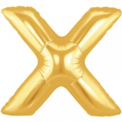 X OR LETTRE BALLONS MYLAR 86 CM 