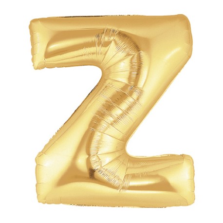 Z OR LETTRE BALLONS MYLAR 86 CM 