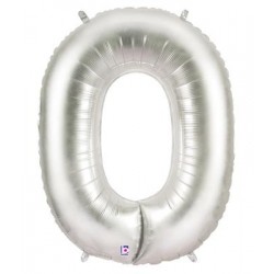 O ARGENT LETTRE BALLONS MYLAR 86 CM 