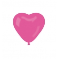 25 BALLONS COEUR FUSCHIA 30 CM